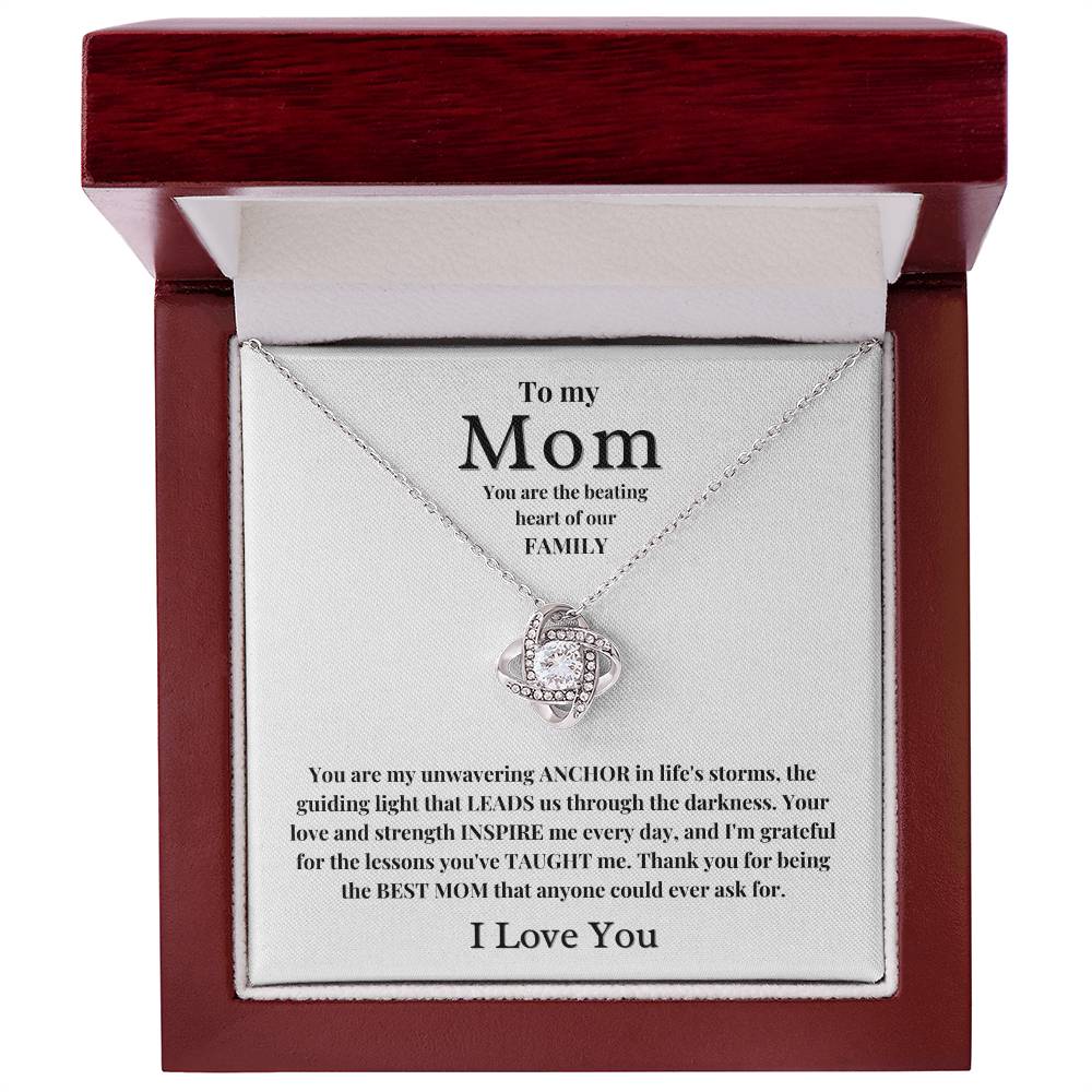 Gift For Mom From Son or Daughter - You Are The Beating Heart Of Our Family - JL0060