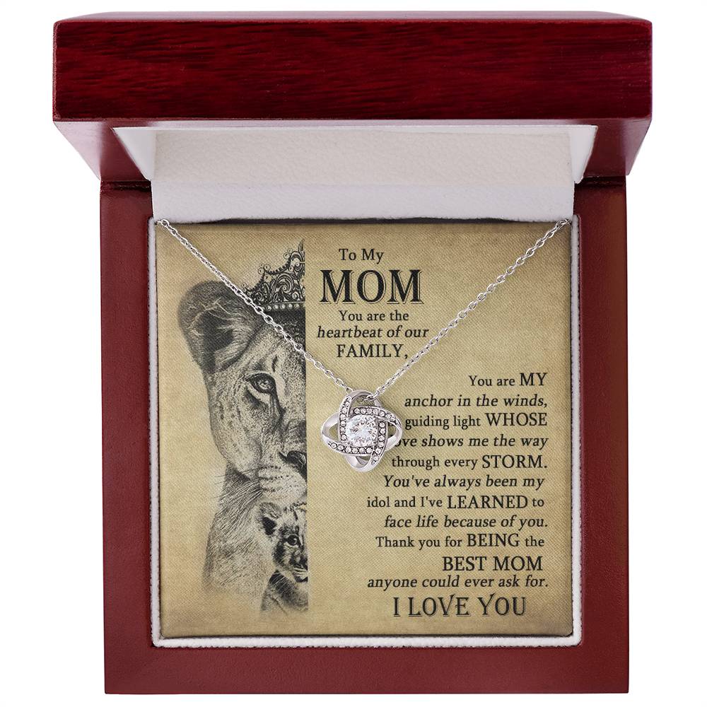 Gift for Mom From Son - You Are The Heartbeat Of Our Family