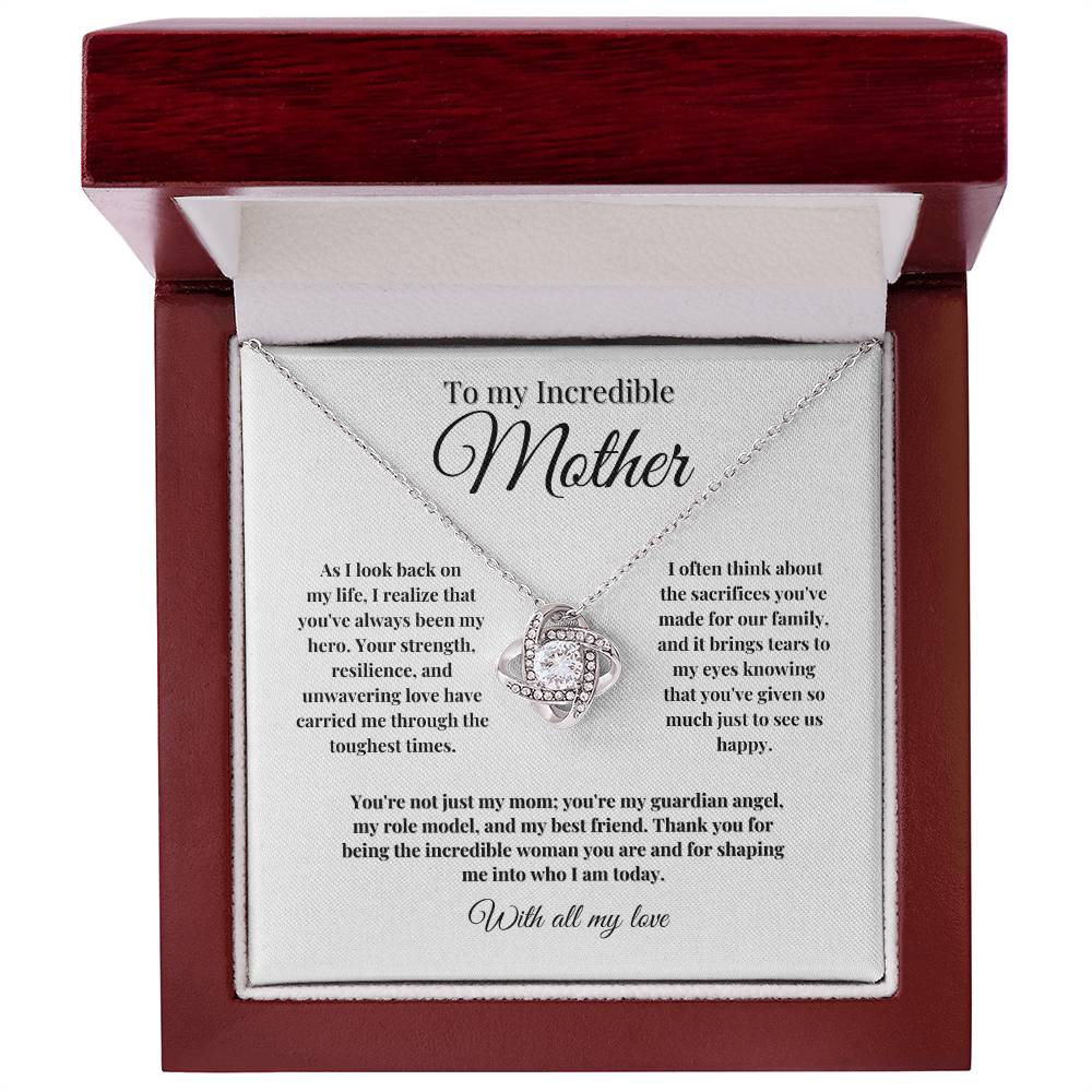 Gift For Mom From Son or Daughter - I Realize That You've Always Been My Hero - JL0063