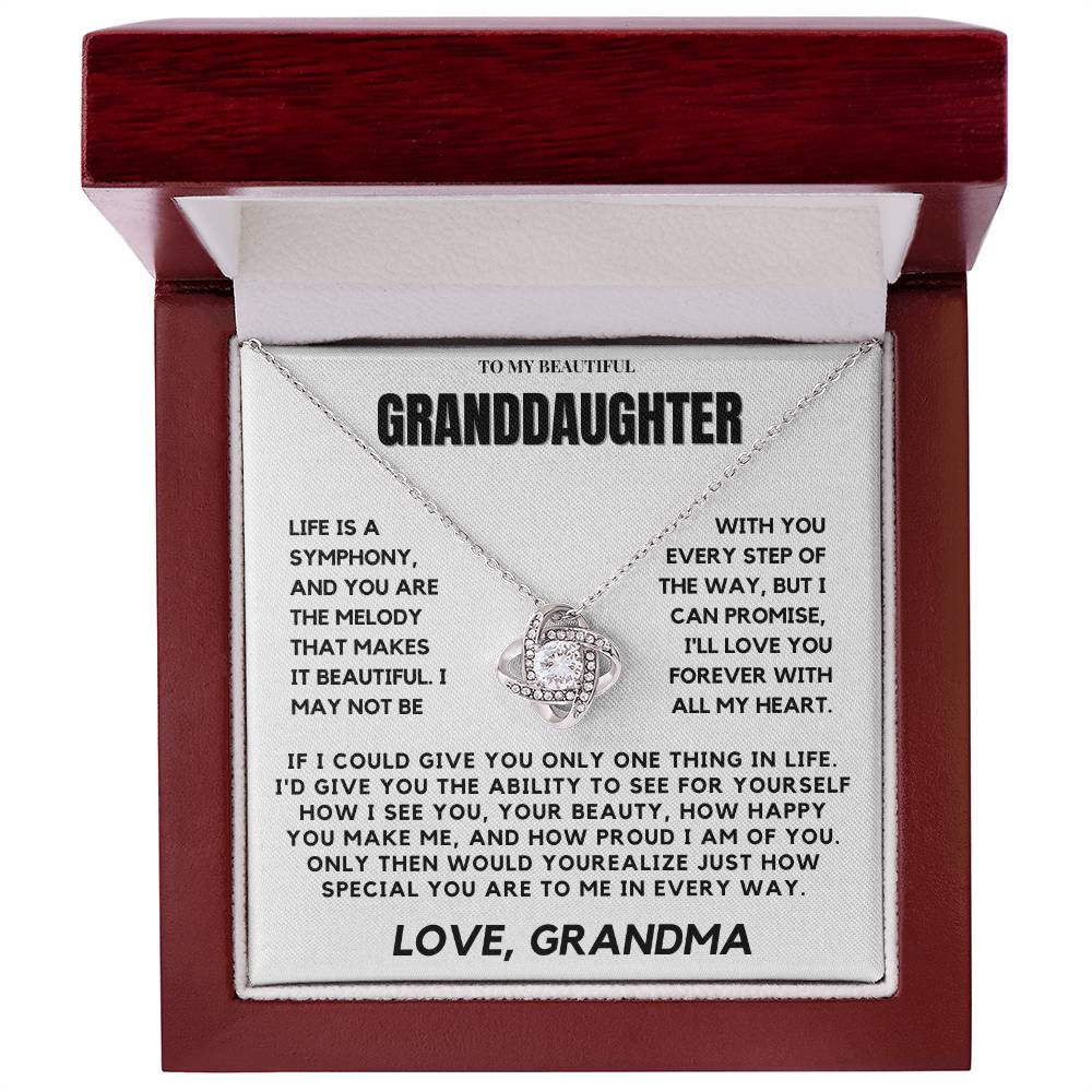 Gift For Granddaughter From Grandma - Every Step Of The Way - JL0085
