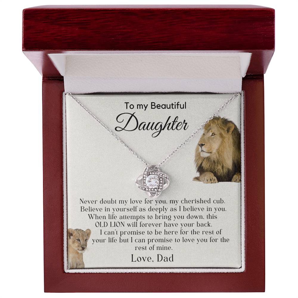 Gift For Dad To Daughter - My Cherished Cub - JL0007
