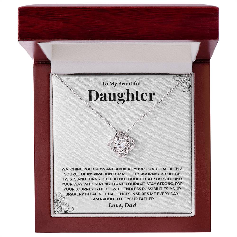 Gift For Daughter From Dad - I Am Proud To Be Your Father - JL0059