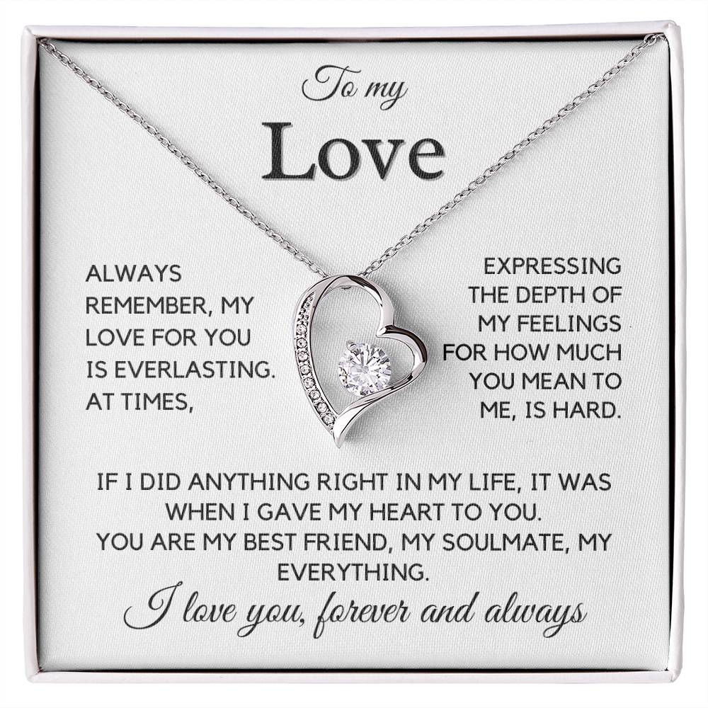 To My Love - My Love For You Is Everlasting - JL0015