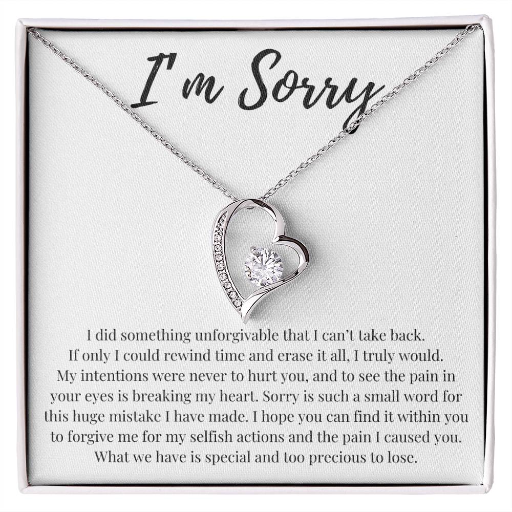 I'm Sorry Gift For Her - I did something unforgivable that I can't take back. - JL0009