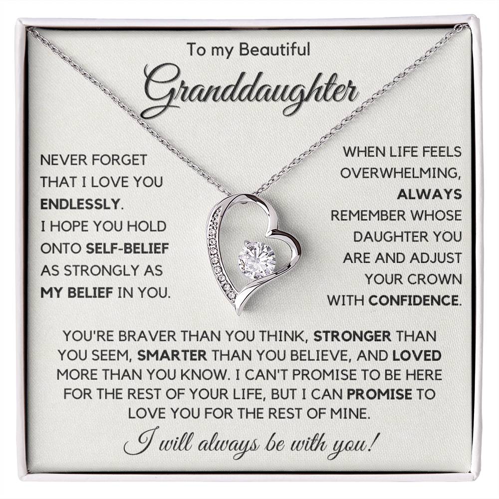 To My Granddaughter - I Love You Endlessly - JL0025