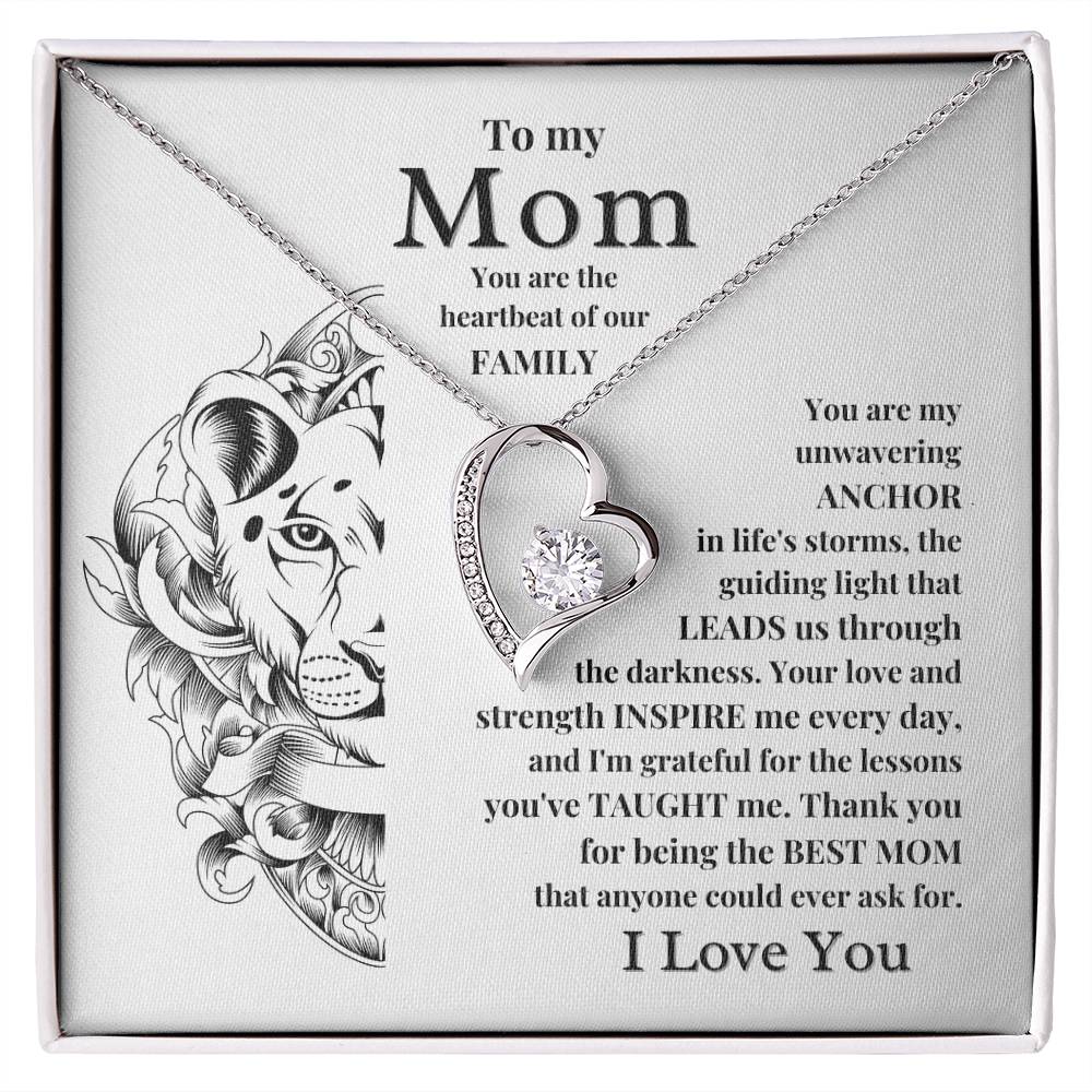 Gift For Mom From Son or Daughter - You Are The Heartbeat Of Our Family - JL0061
