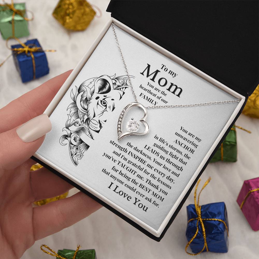 Gift For Mom From Son or Daughter - You Are The Heartbeat Of Our Family - JL0061