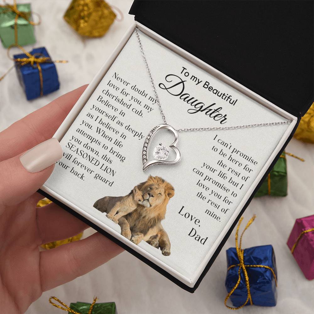 Gift For Daughter from Dad - My Cherished Cub - JL0005