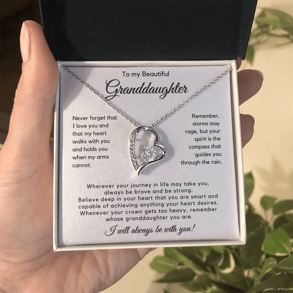 To My Granddaughter - I Will Always Be With You. - JL0021
