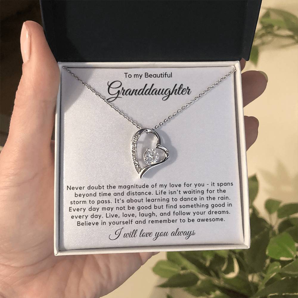 To My Granddaughter - Live, Love, Laugh, And Follow Your Dreams - JL0023