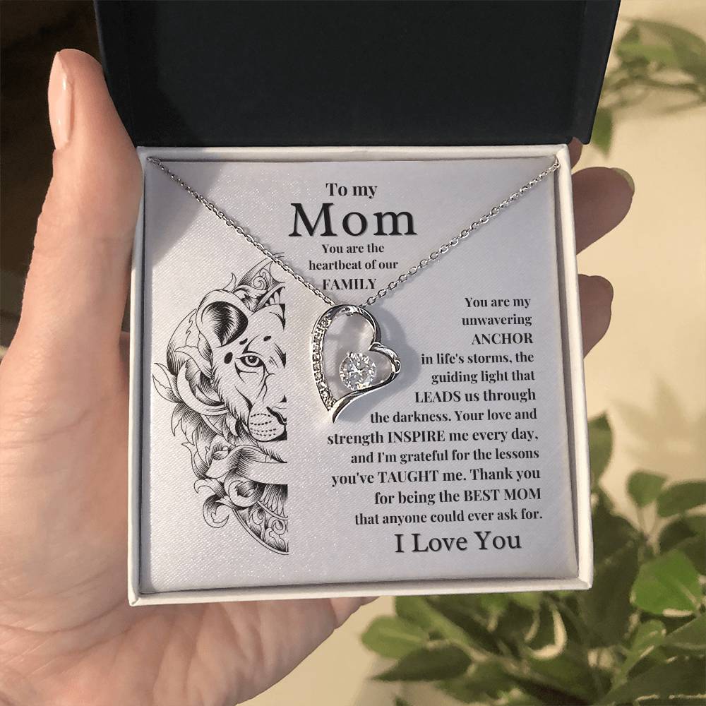 Gift For Mom From Son or Daughter - You Are The Heartbeat Of Our Family - JL0061