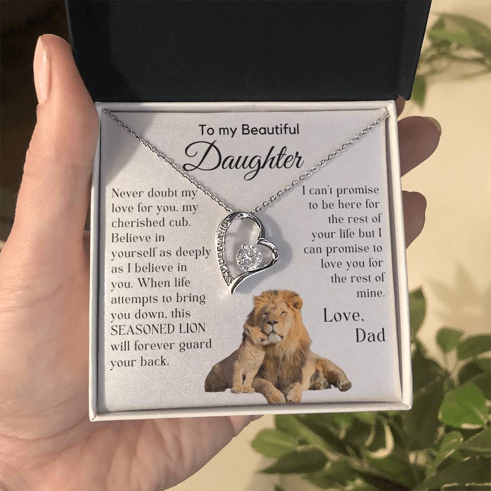 Gift For Daughter from Dad - My Cherished Cub - JL0005