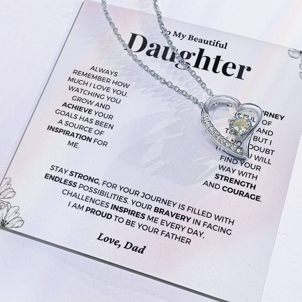 Gift For Daughter From Dad - I Am Proud To Be Your Father - JL0055