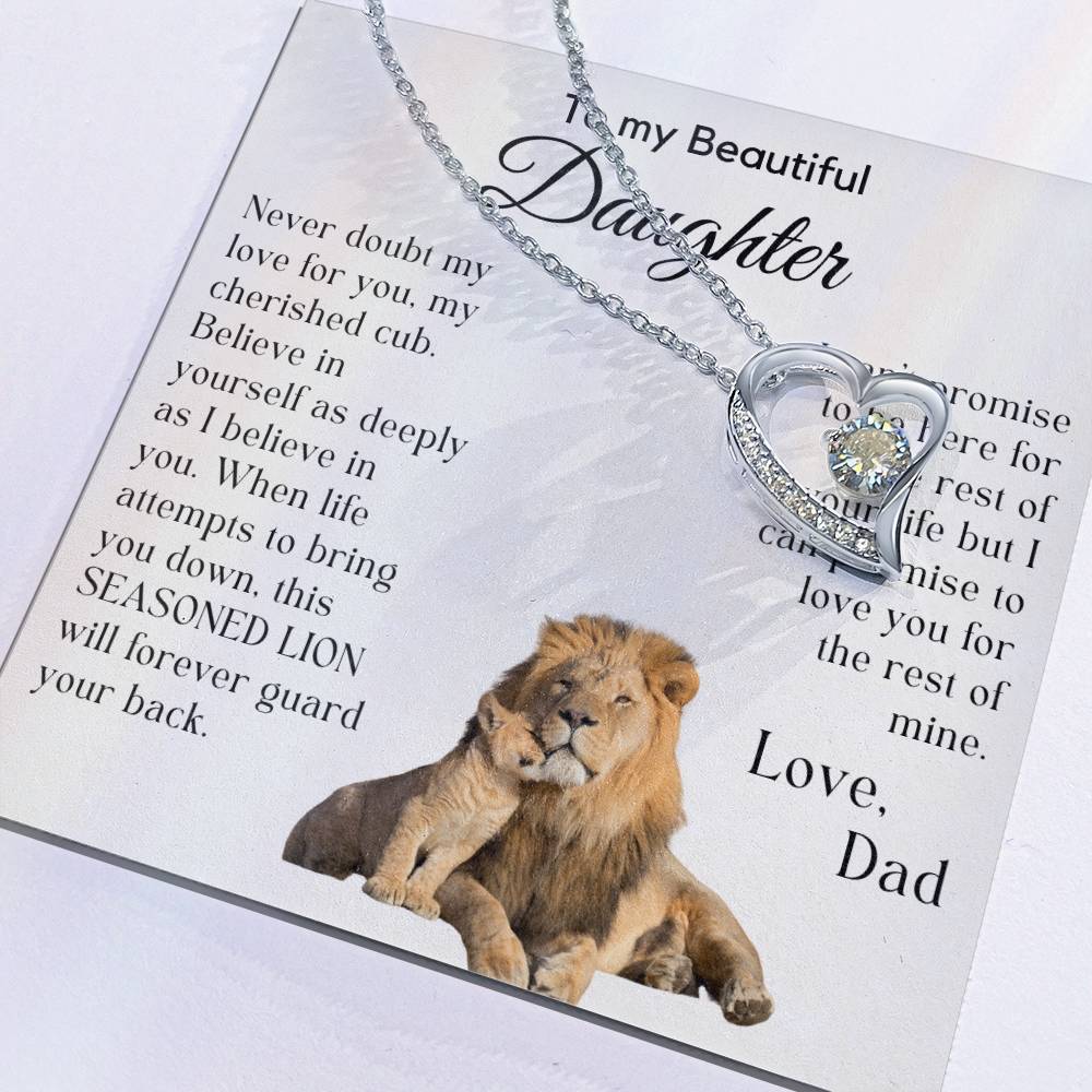 Gift For Daughter from Dad - My Cherished Cub - JL0005