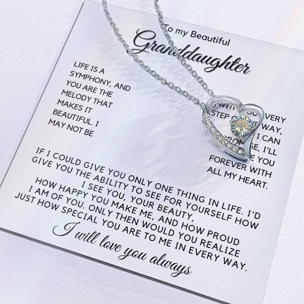 To My Granddaughter - I'll Love You Forever With All My Heart - JL0019