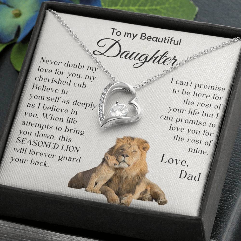 Gift For Daughter from Dad - My Cherished Cub - JL0005