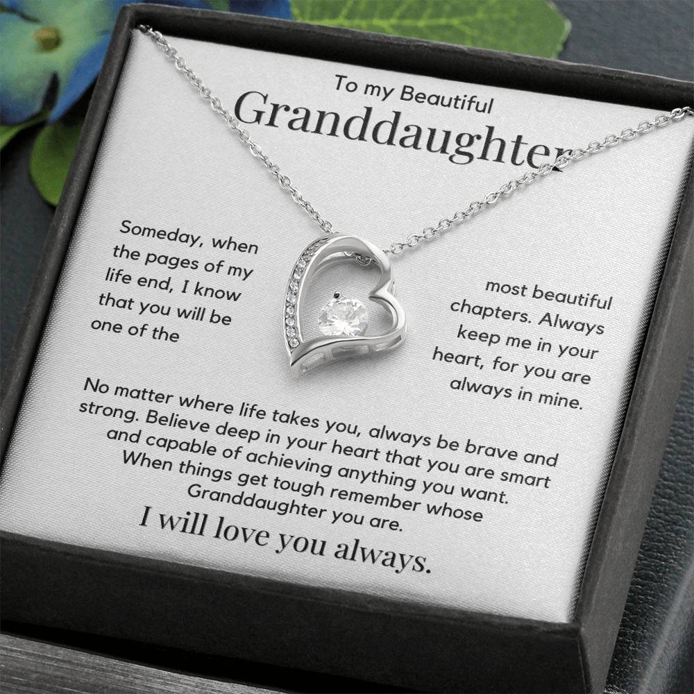 To My Beautiful Granddaughter - Keep Me In Your Heart - JL0050