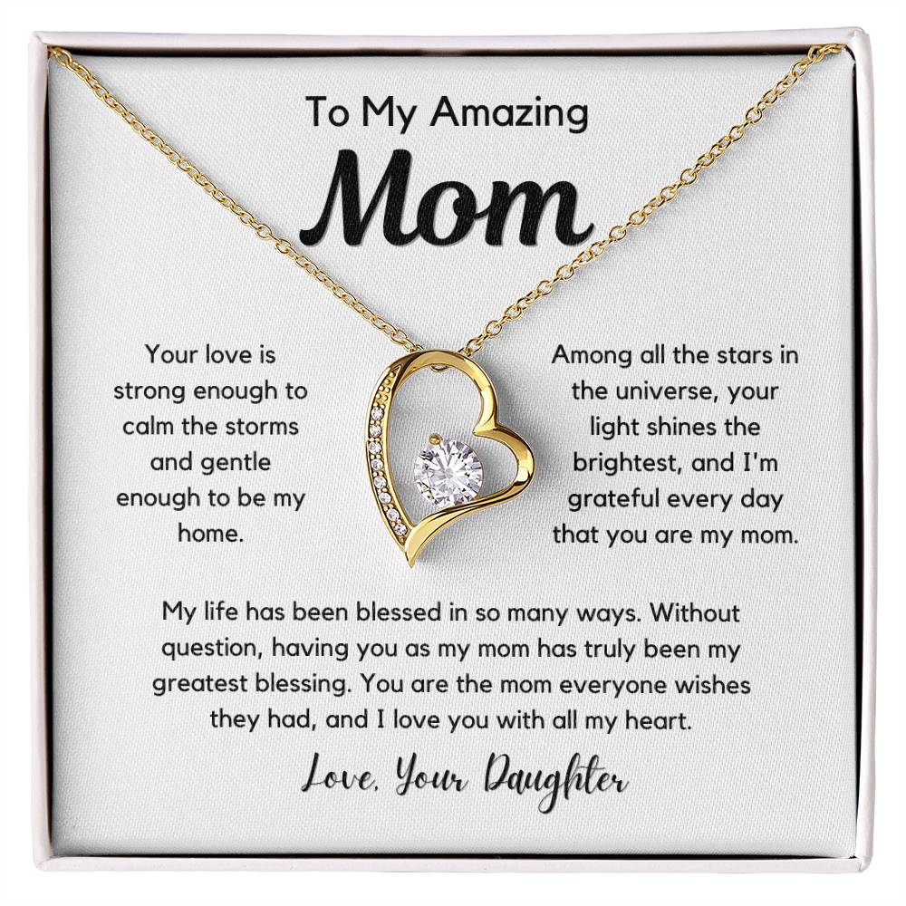 Gift For Mom From Daughter - Your Love Is Strong Enough To Calm The Storm - JL0072