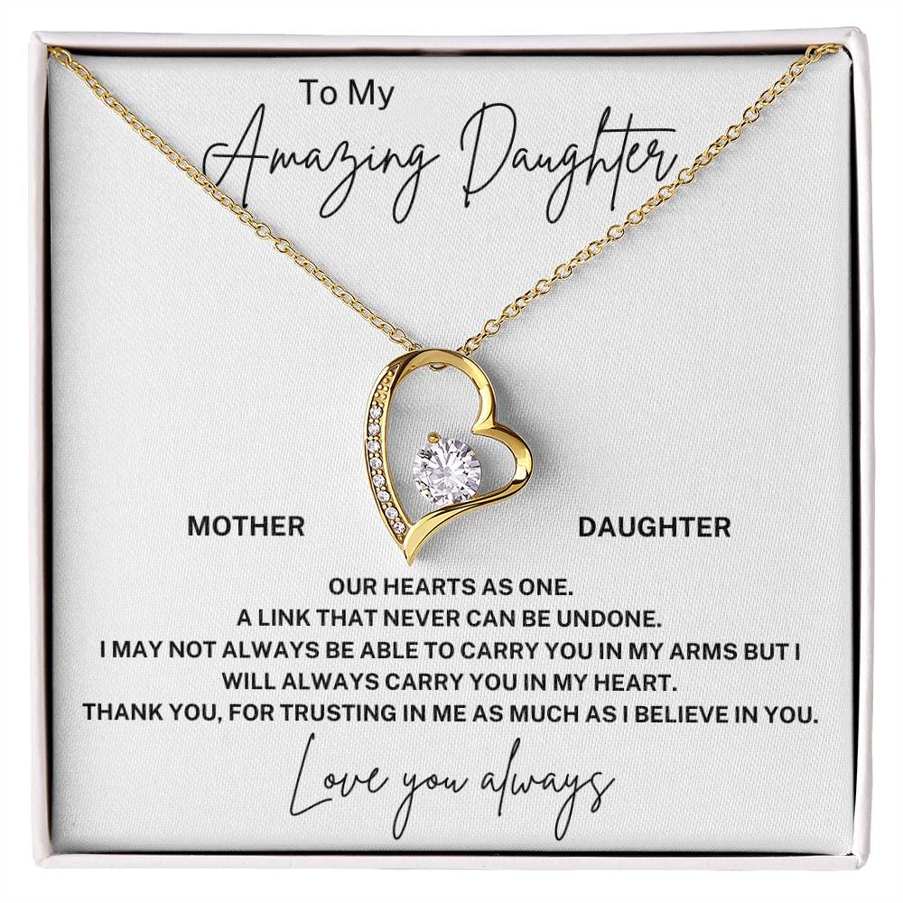 To My Amazing Daughter - Our Hearts As One - JL0044