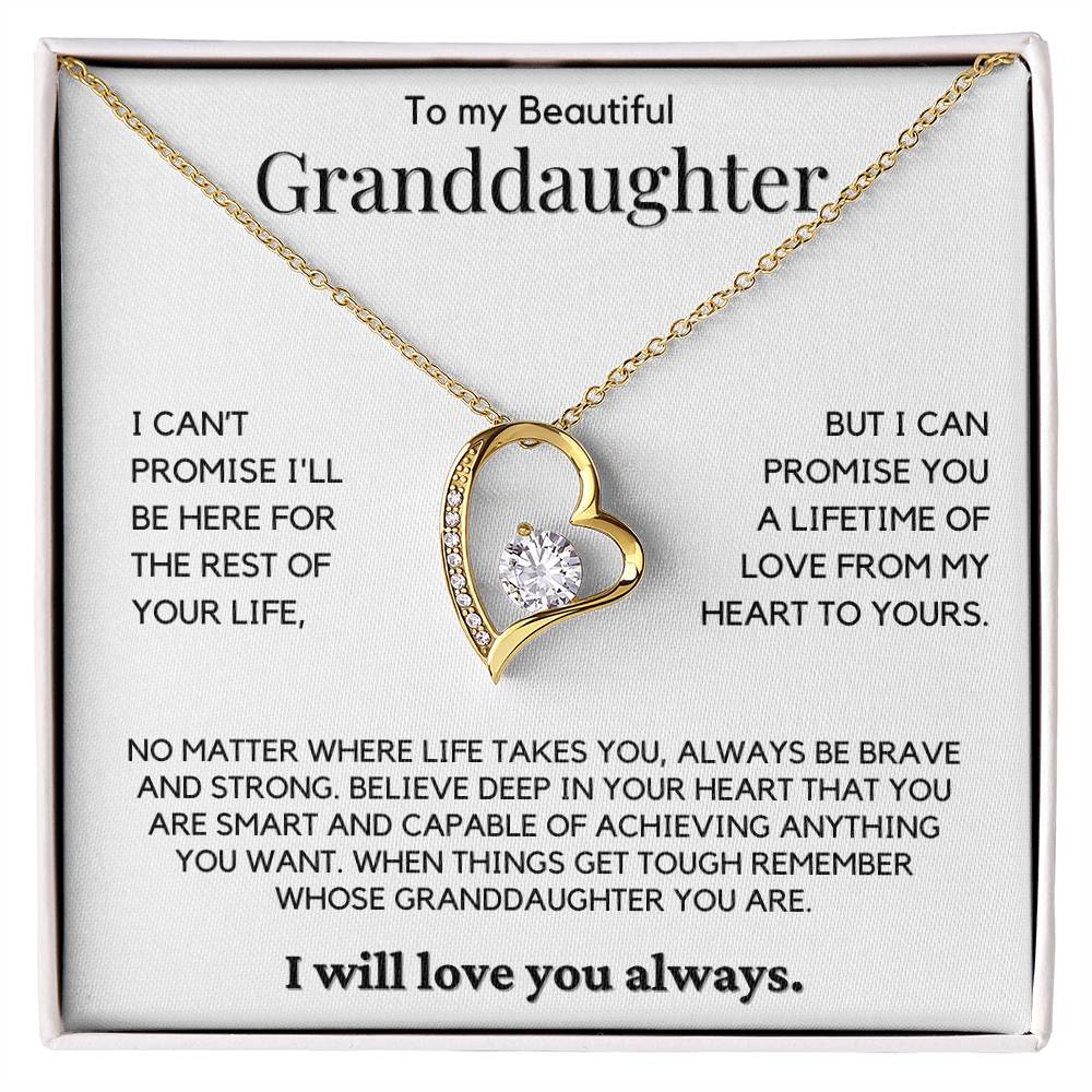 To My Granddaughter - A Lifetime Of Love - JL0024