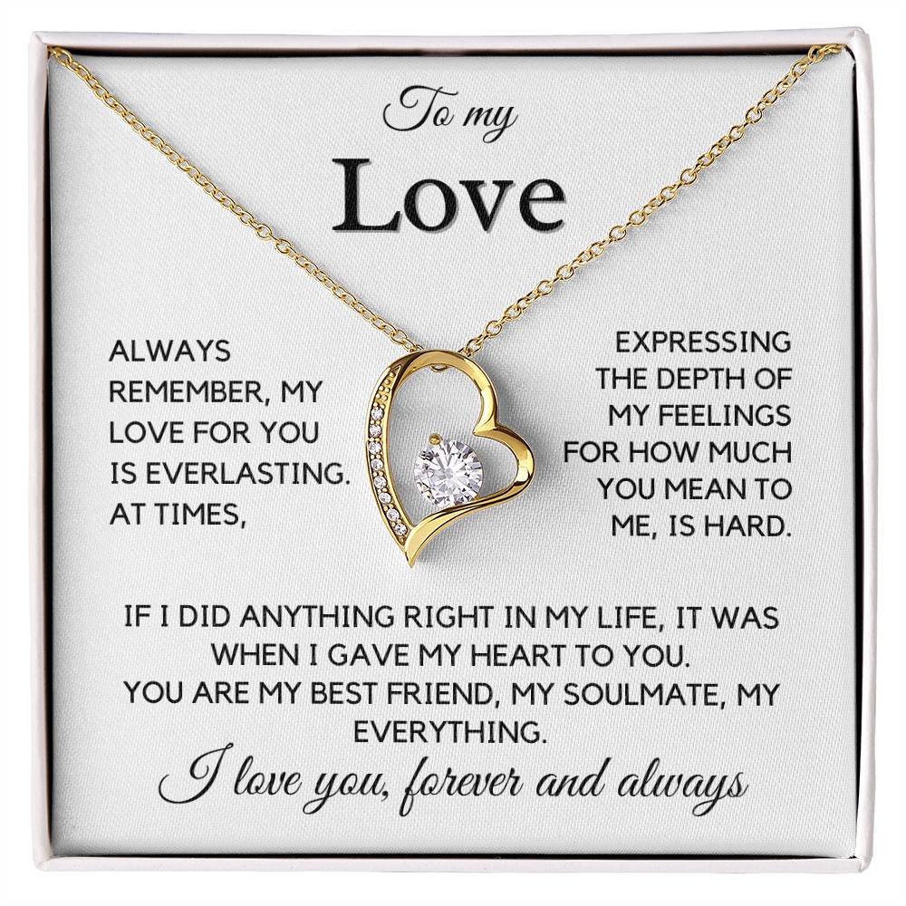 To My Love - My Love For You Is Everlasting - JL0015
