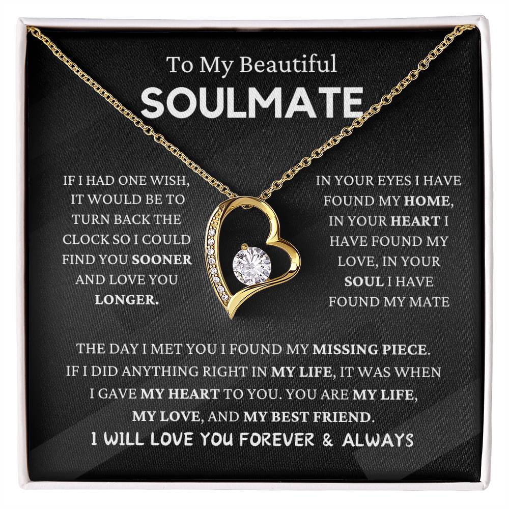 To My Beautiful Soulmate - If I had a wish - JL0032