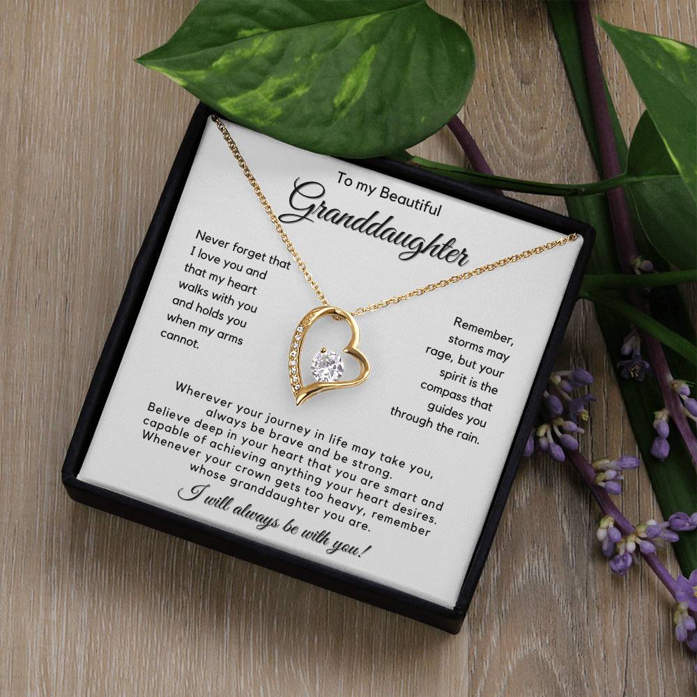 To My Granddaughter - I Will Always Be With You. - JL0021