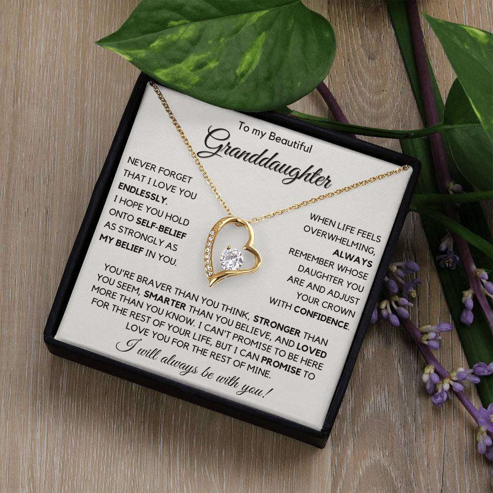 To My Granddaughter - I Love You Endlessly - JL0025