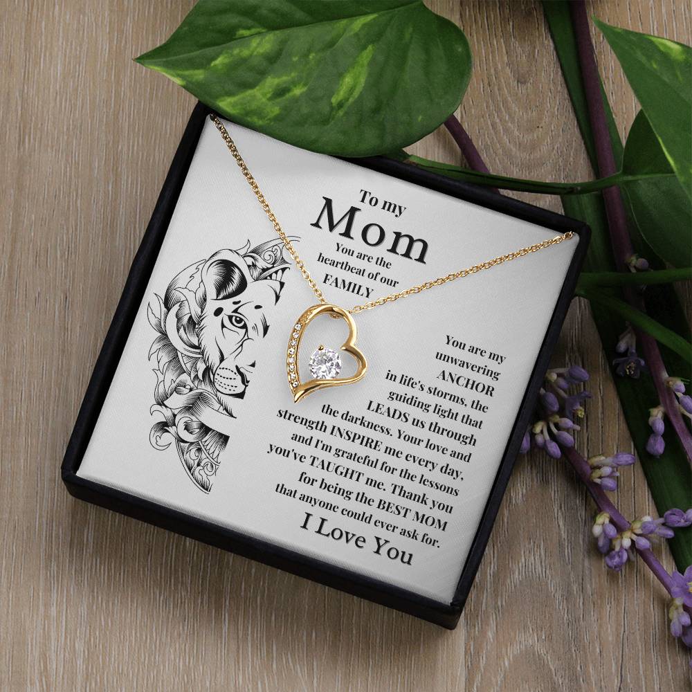 Gift For Mom From Son or Daughter - You Are The Heartbeat Of Our Family - JL0061