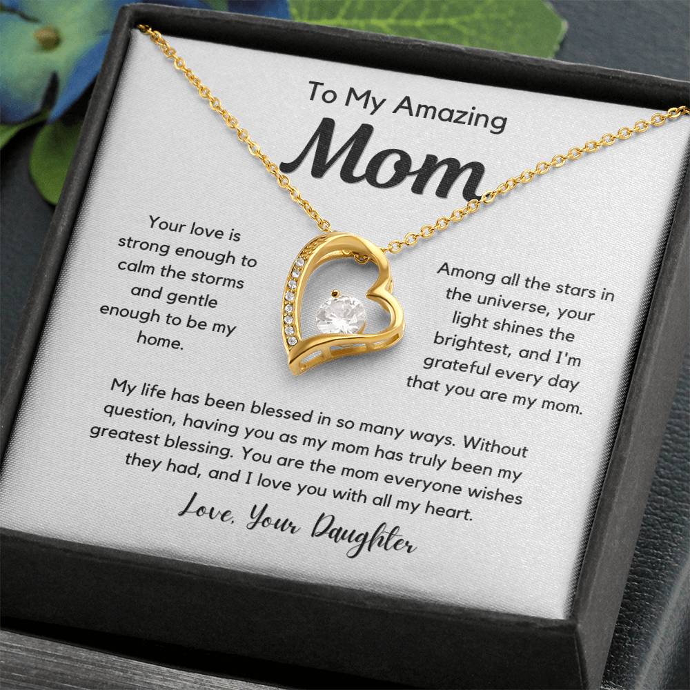 Gift For Mom From Daughter - Your Love Is Strong Enough To Calm The Storm - JL0072