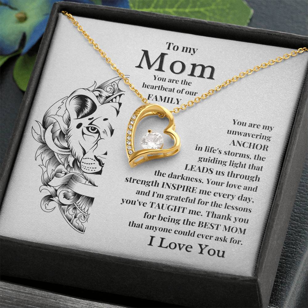 Gift For Mom From Son or Daughter - You Are The Heartbeat Of Our Family - JL0061