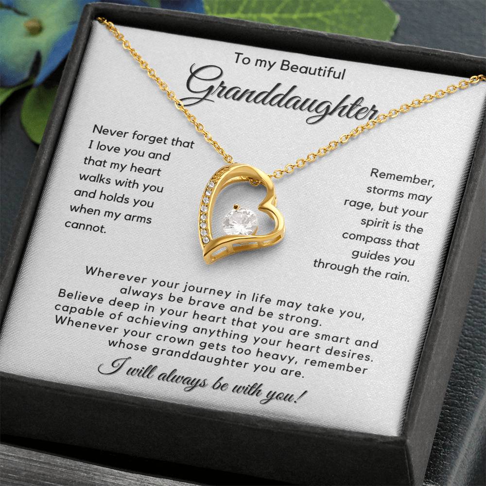 To My Granddaughter - I Will Always Be With You. - JL0021
