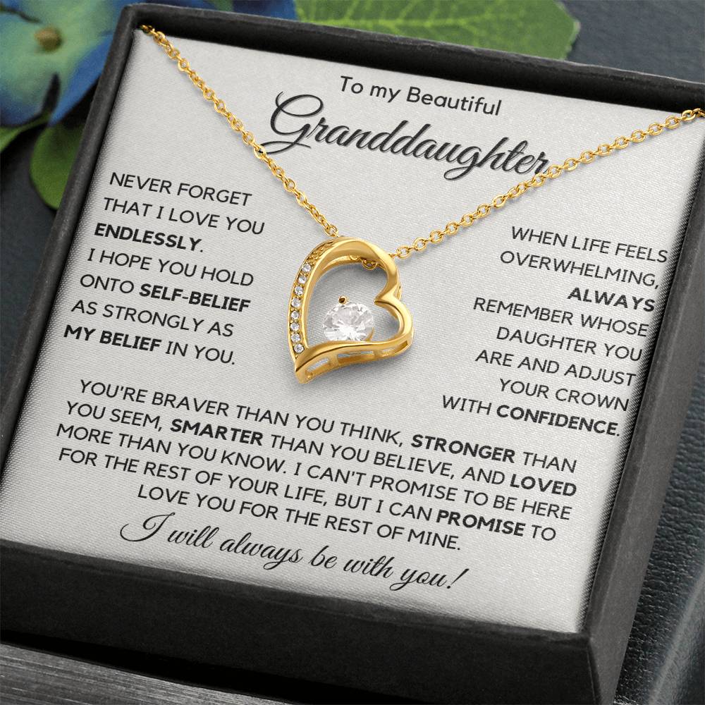 To My Granddaughter - I Love You Endlessly - JL0025