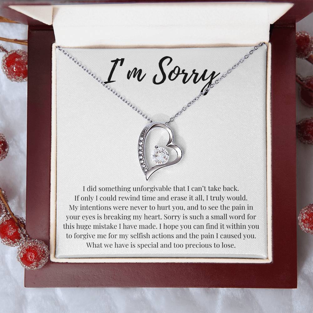 I'm Sorry Gift For Her - I did something unforgivable that I can't take back. - JL0009