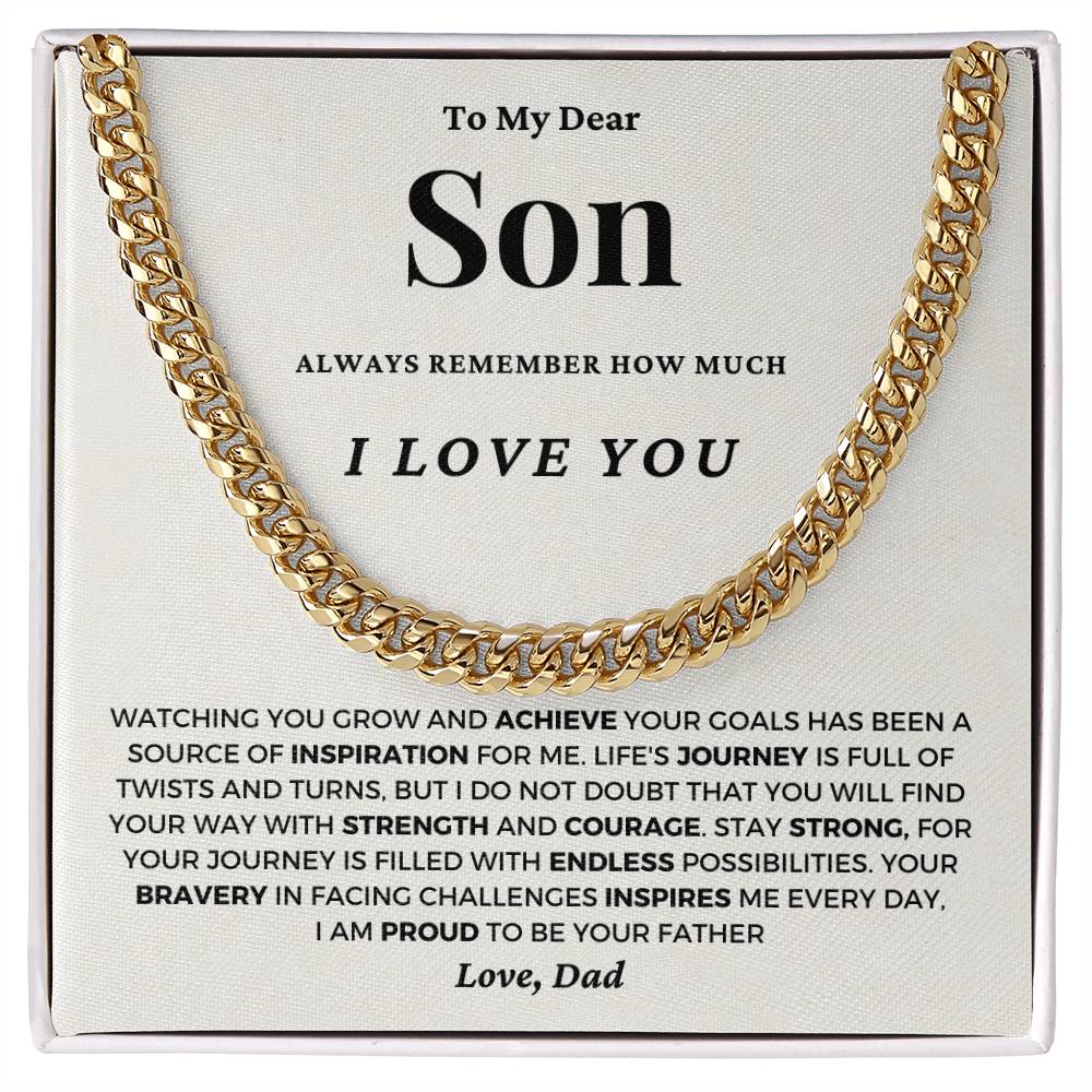 Gift For Son From Dad - I Am Proud To Be Your Father - JL0052