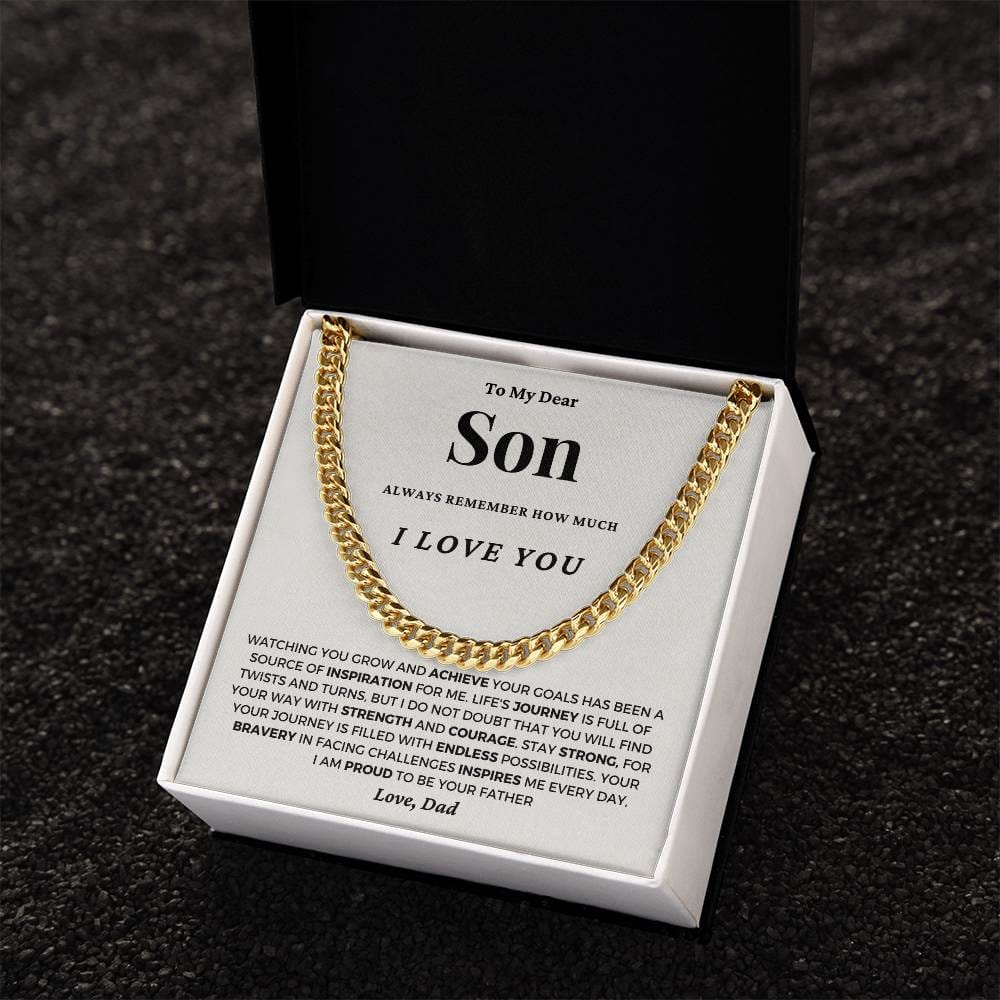 Gift For Son From Dad - I Am Proud To Be Your Father - JL0052