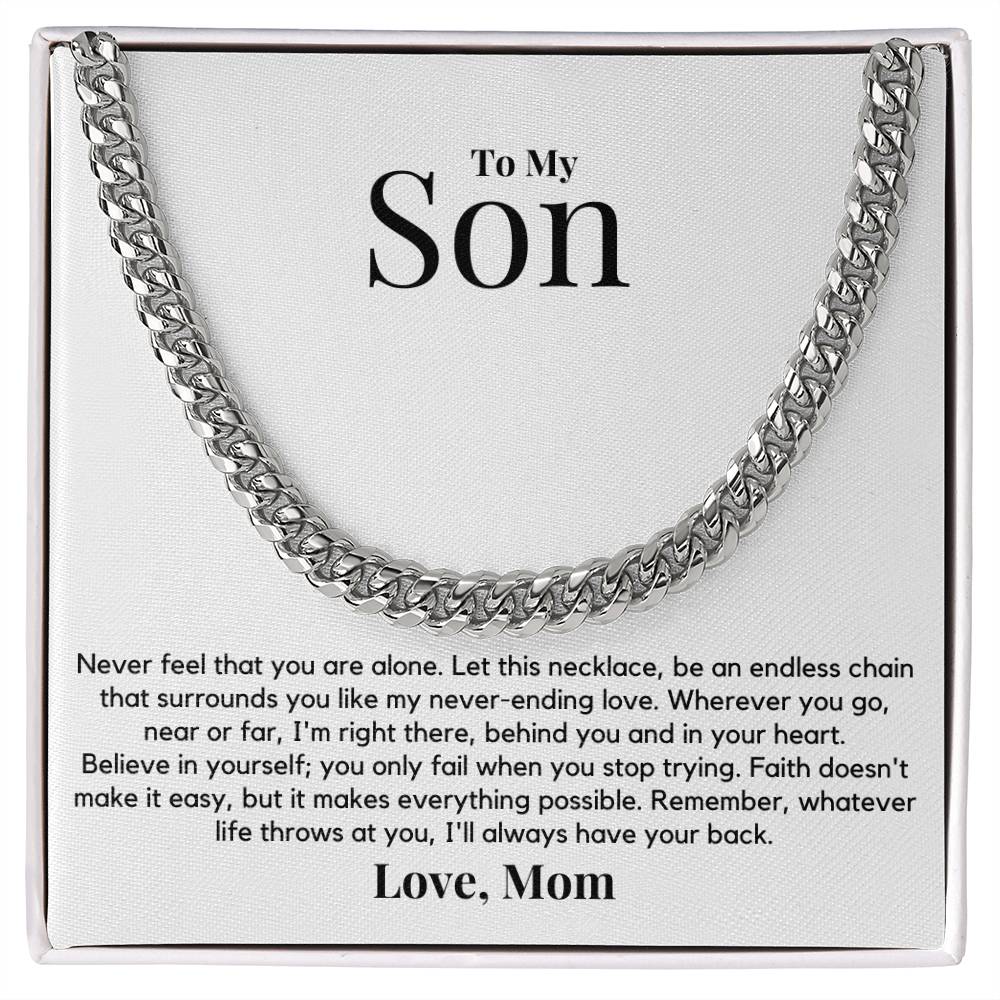 To My Son - Never feel That you Are Alone - JL0038