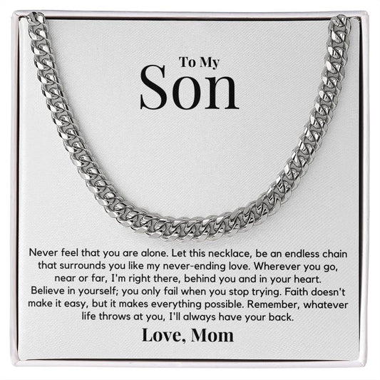 To My Son - Never feel That you Are Alone - JL0038