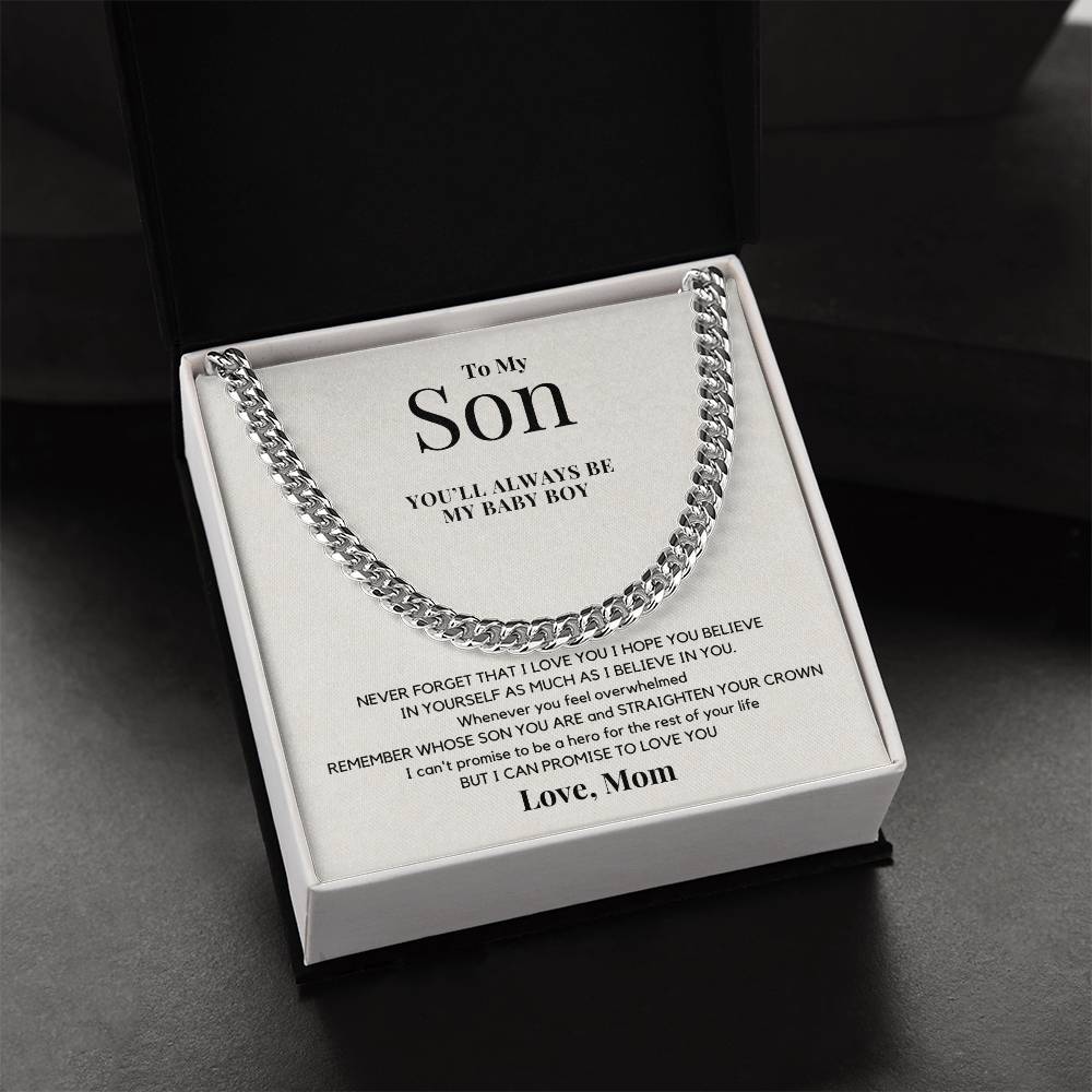 To My Son - You Will Always Be My Baby Boy - JL0037