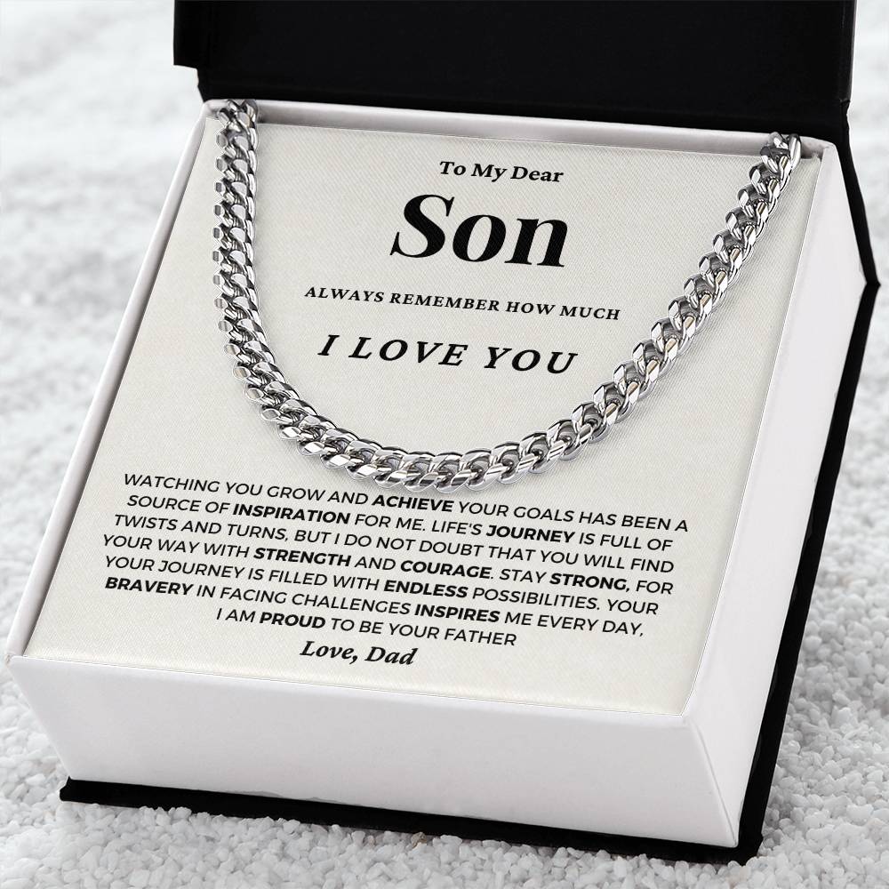 Gift For Son From Dad - I Am Proud To Be Your Father - JL0052