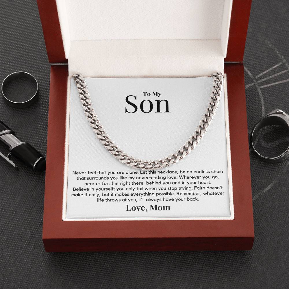 To My Son - Never feel That you Are Alone - JL0038