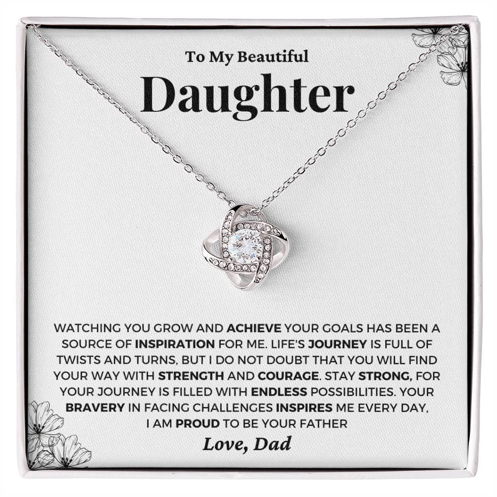 Gift For Daughter From Dad -  I Am Proud To Be Your Father - JL0059