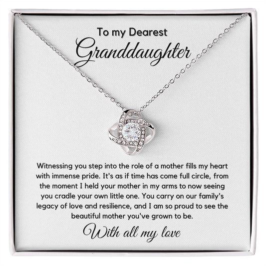 My Dearest Granddaughter - Witnessing You Step Into The Role Of A Mother  - JL0048