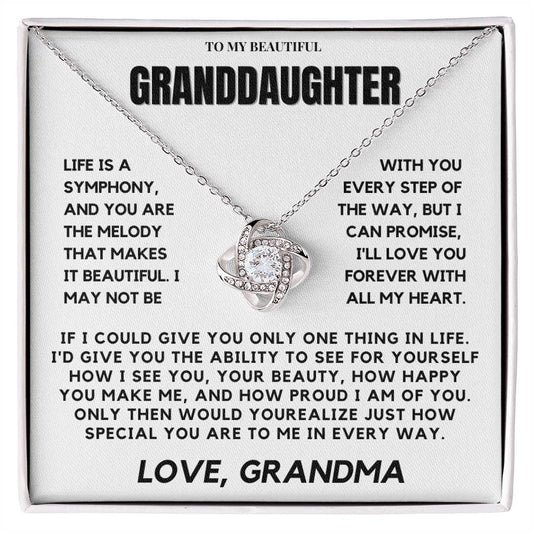 Gift For Granddaughter From Grandma -  Every Step Of The Way - JL0085