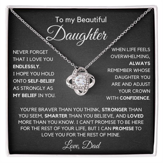 Gift For Daughter From Dad - You're Braver Than You Think - JL0022