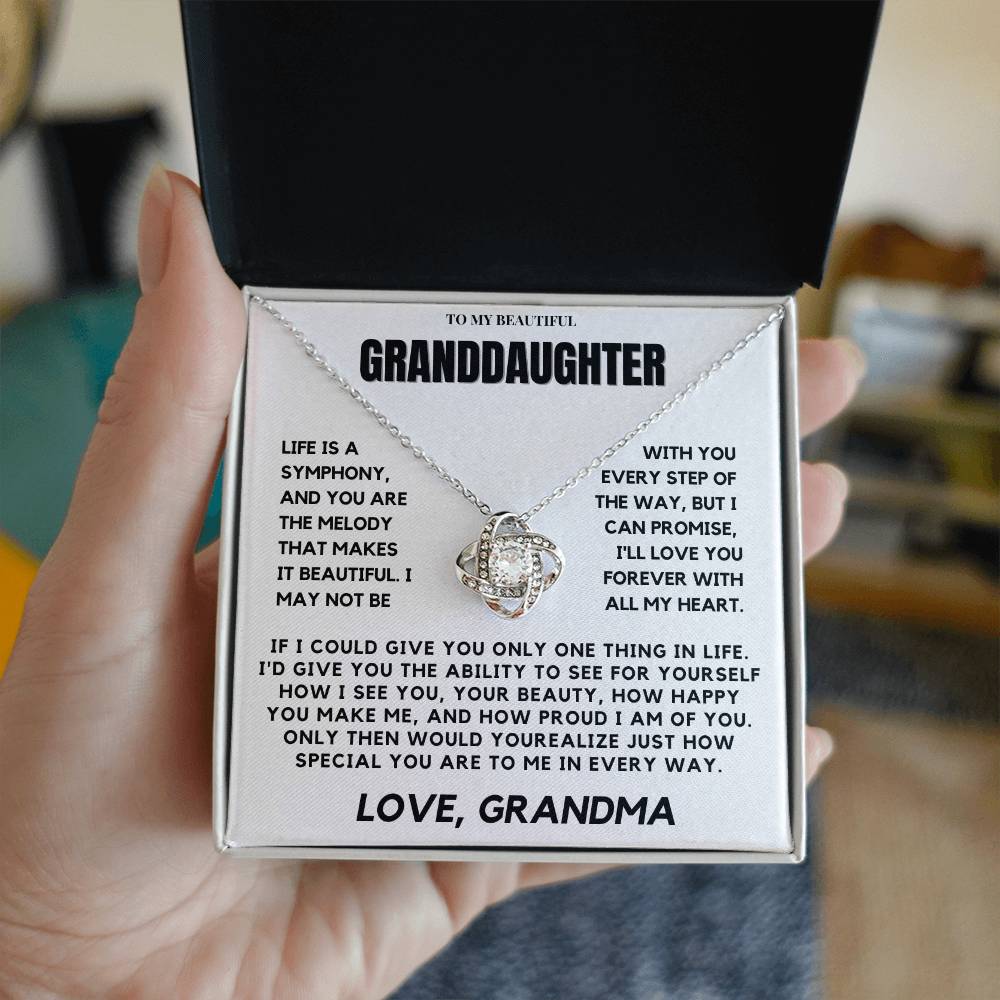 Gift For Granddaughter From Grandma -  Every Step Of The Way - JL0085