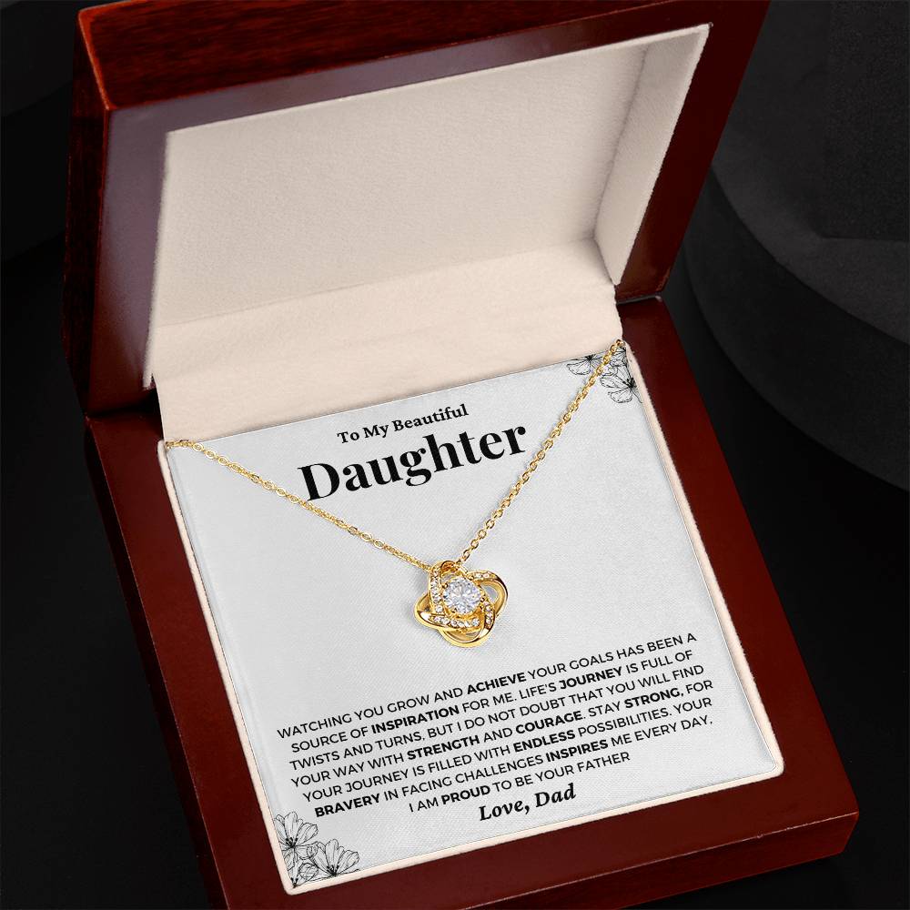 Gift For Daughter From Dad -  I Am Proud To Be Your Father - JL0059