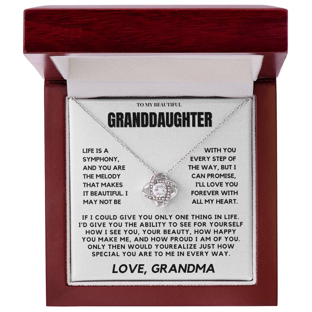 Gift For Granddaughter From Grandma -  Every Step Of The Way - JL0085