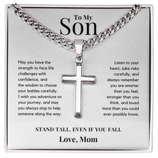 To My Son -  Strength To Face Life Challenges With Confidence - JL0036