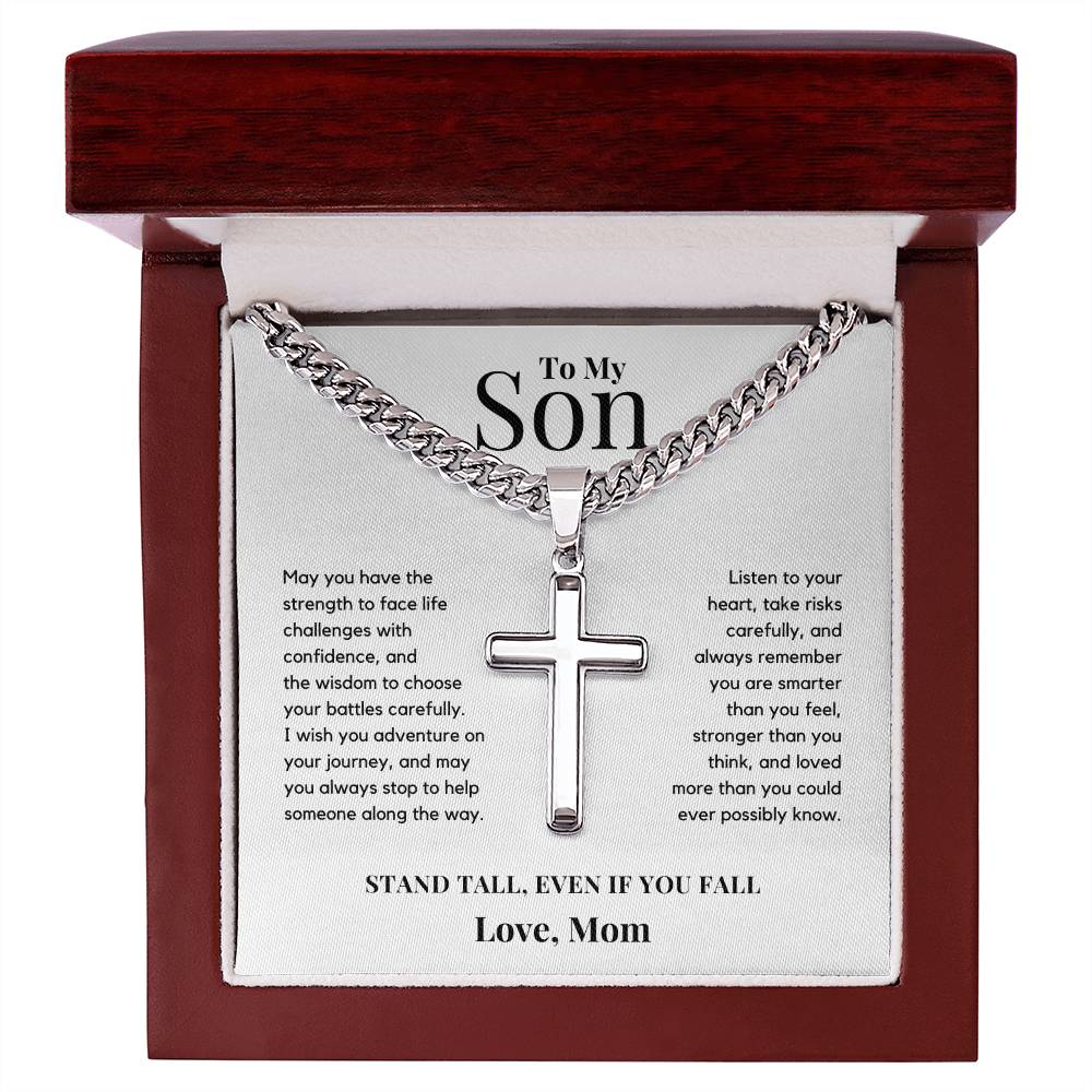 To My Son -  Strength To Face Life Challenges With Confidence - JL0036